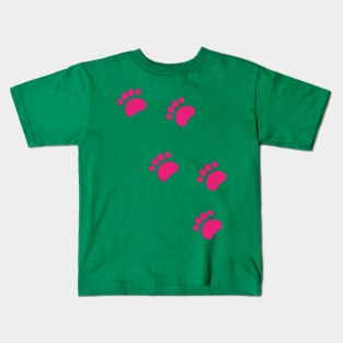 Animal Tracks Paw Prints Kids T-Shirt